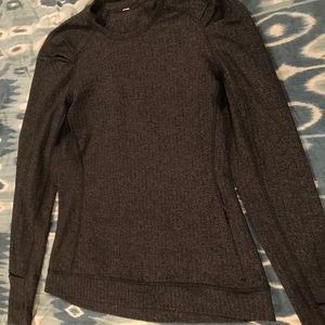 Lululemon gray herringbone longsleeve size 10